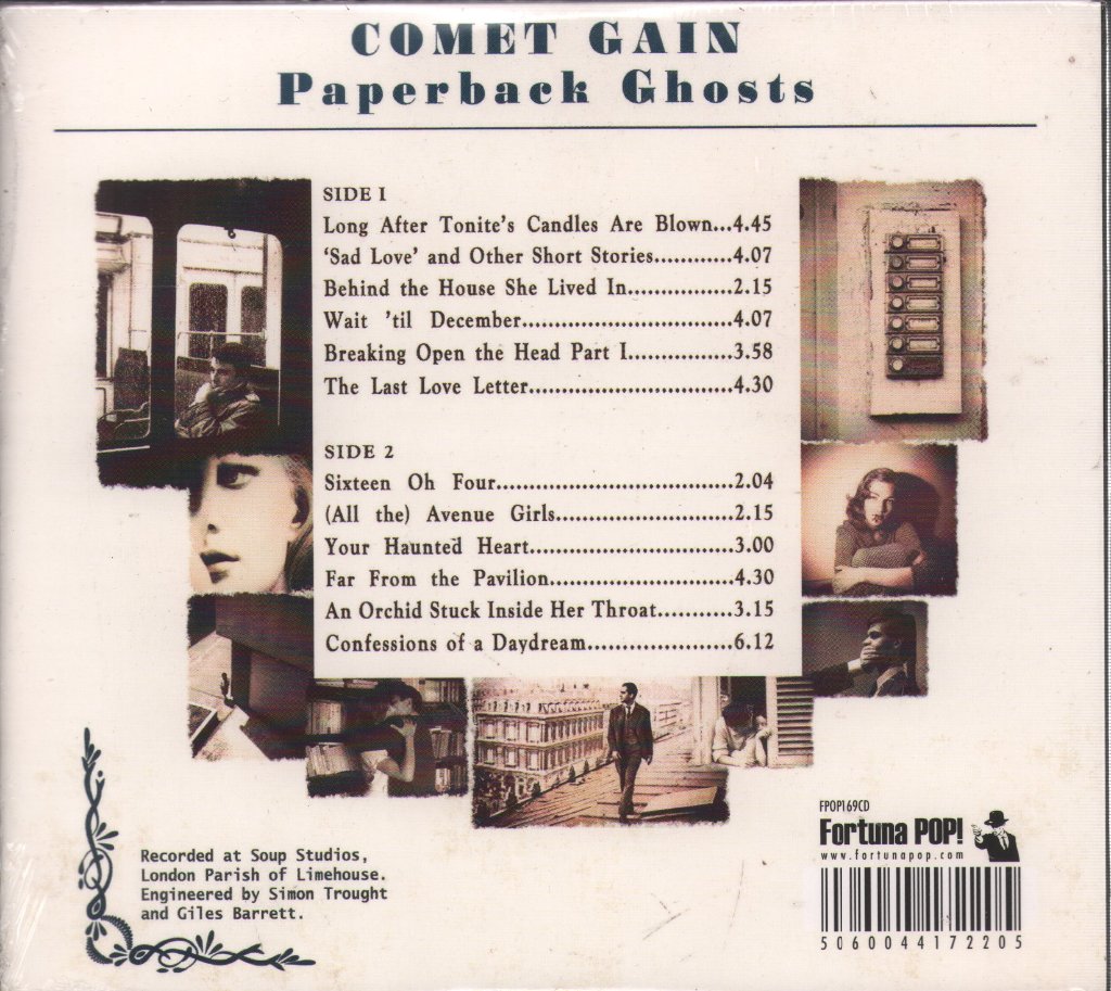 Comet Gain - Paperback Ghosts - Cd