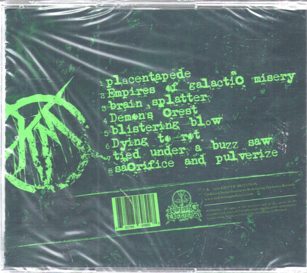 Kryptik Mutation - Pulled From The Pit - Cd