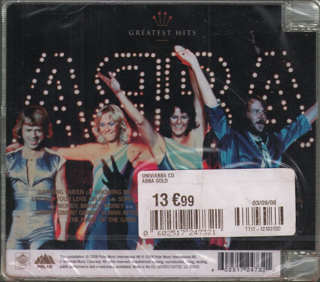 ABBA - Gold (Greatest Hits) - Cd