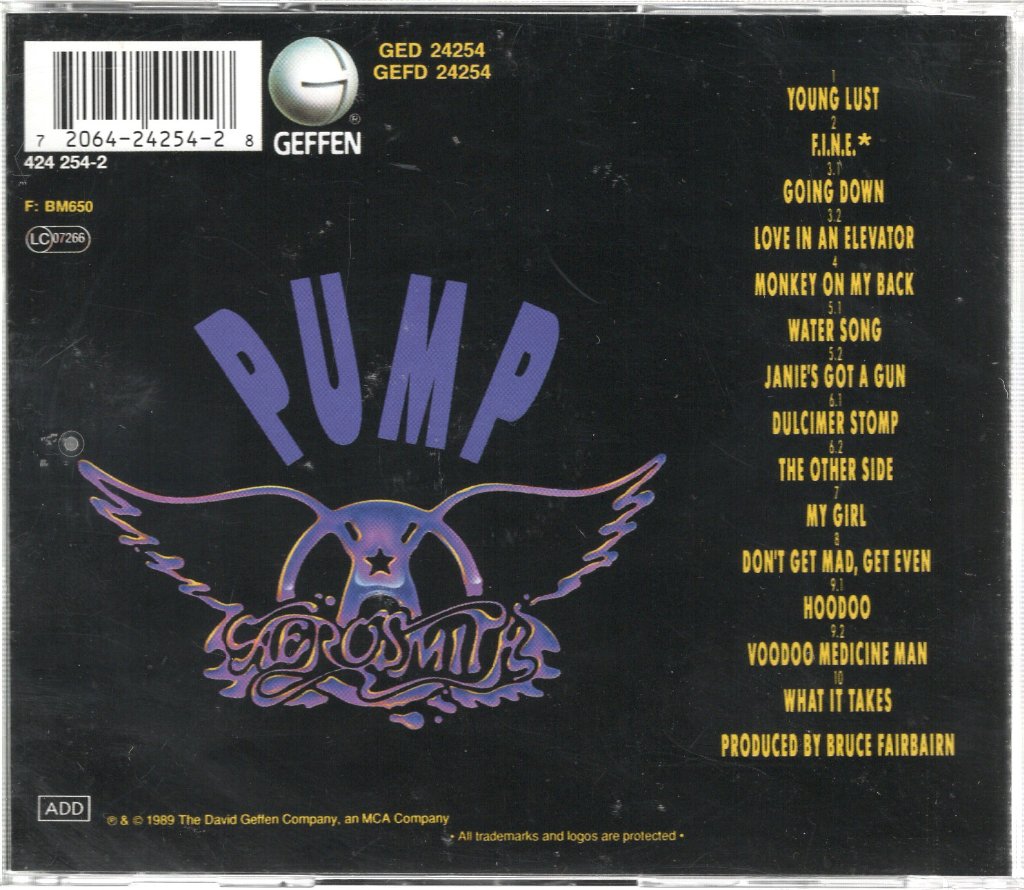 Aerosmith - Pump - Cd