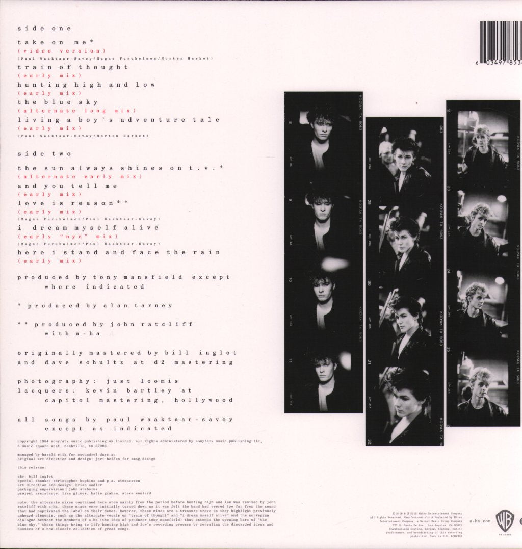 A-Ha - Hunting High And Low (The Early Alternate Mixes) - Lp