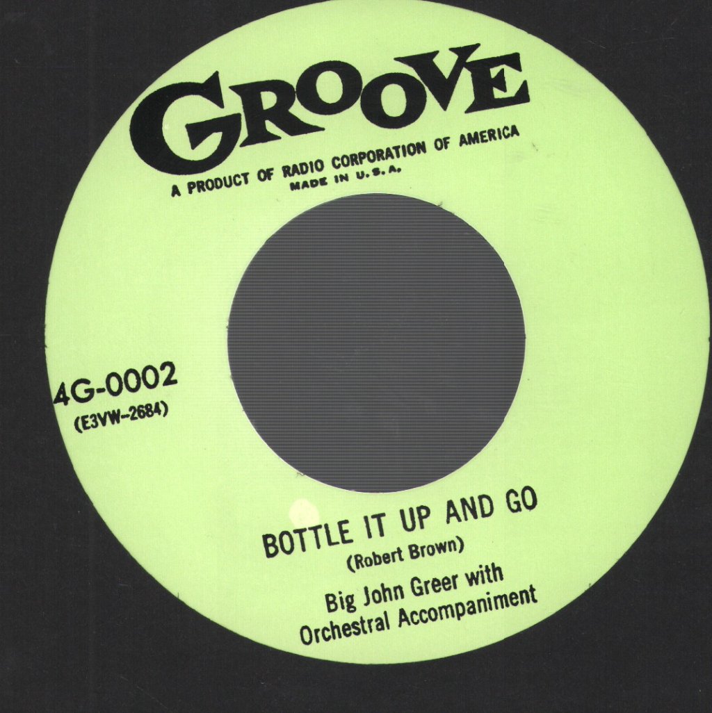 John Greer - Bottle It Up And Go - 7 Inch