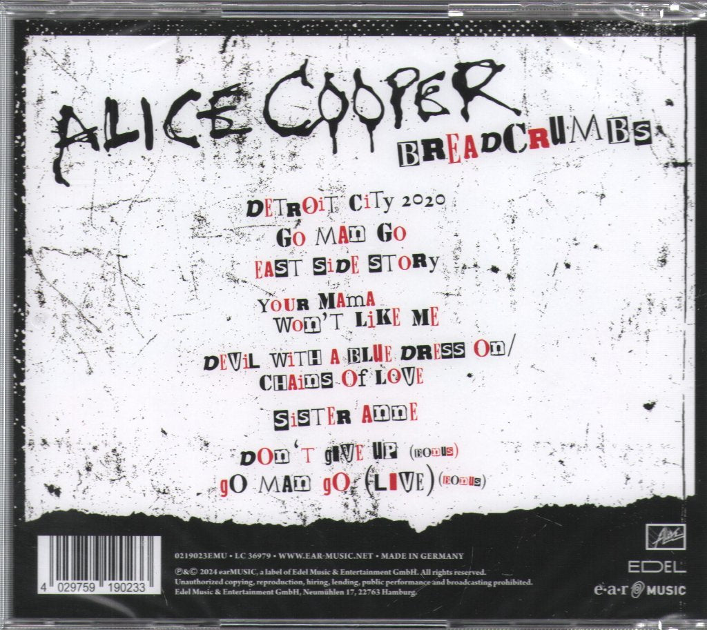 Alice Cooper - Breadcrumbs - Cd