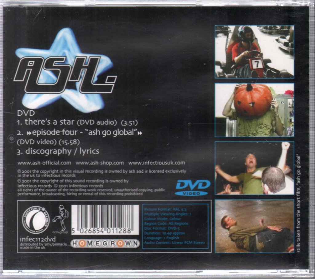 Ash (Irish Group) - There's A Star - Dvd