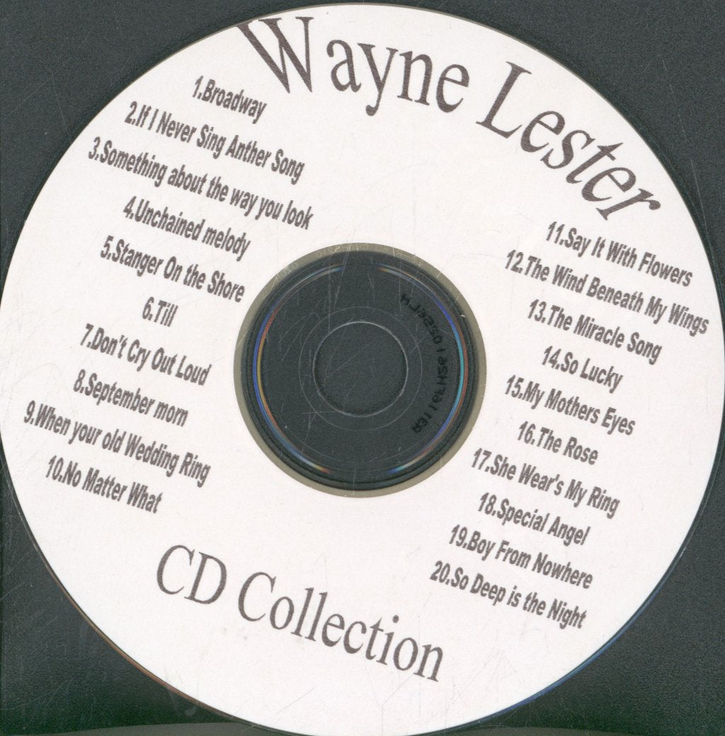 Wayne Lester - CD Collection - Cdr