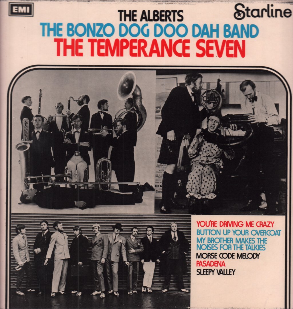 Alberts/Bonzo Dog Doo Dah Band/Temperance Seven - Alberts/Bonzo Dog Doo Dah Band/Temperance Seven - Lp