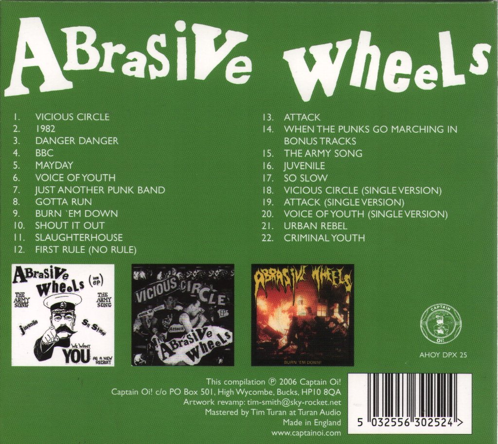 Abrasive Wheels - When The Punks Go Marching In - Cd