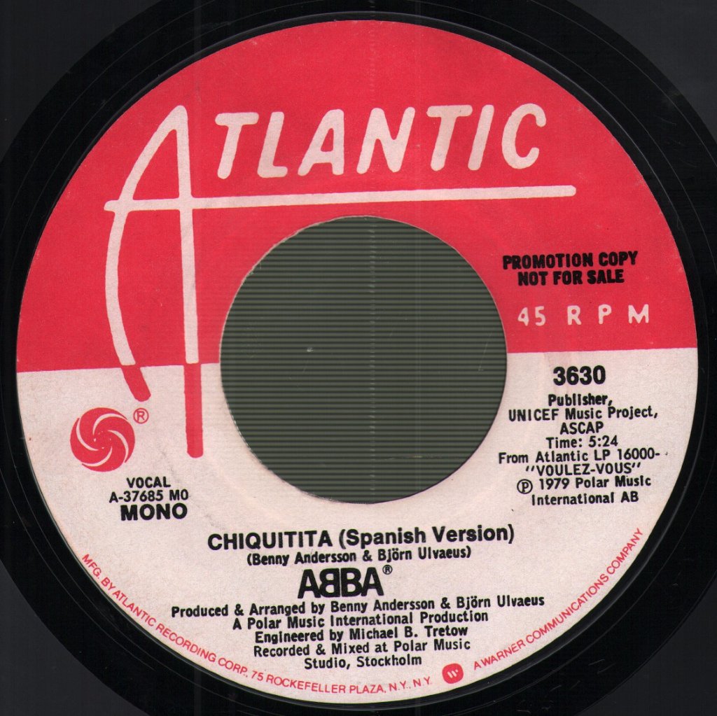 ABBA - Chiquitita (Spanish Version) - 7 Inch