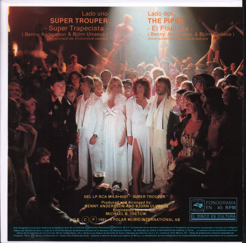 ABBA - Super Trouper - 7 Inch