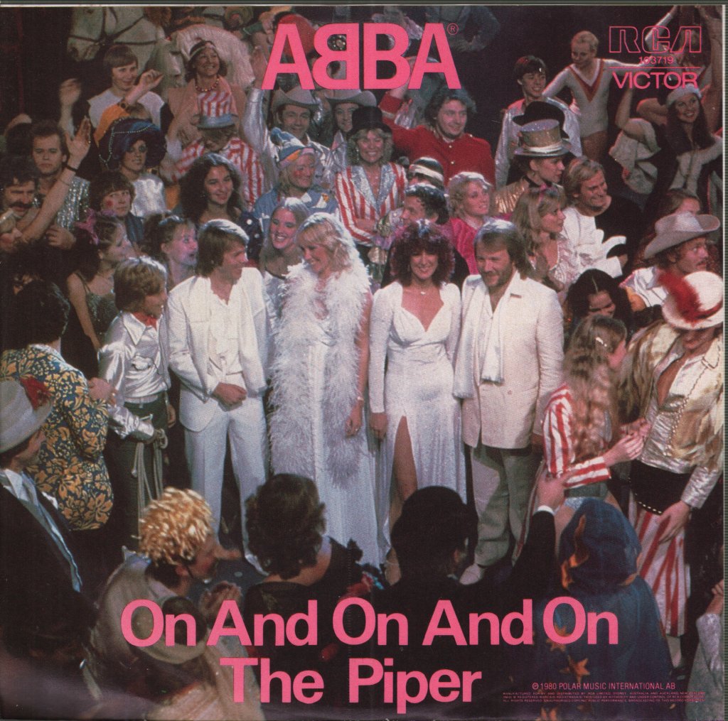 ABBA - On And On And On / The Piper - 7 Inch