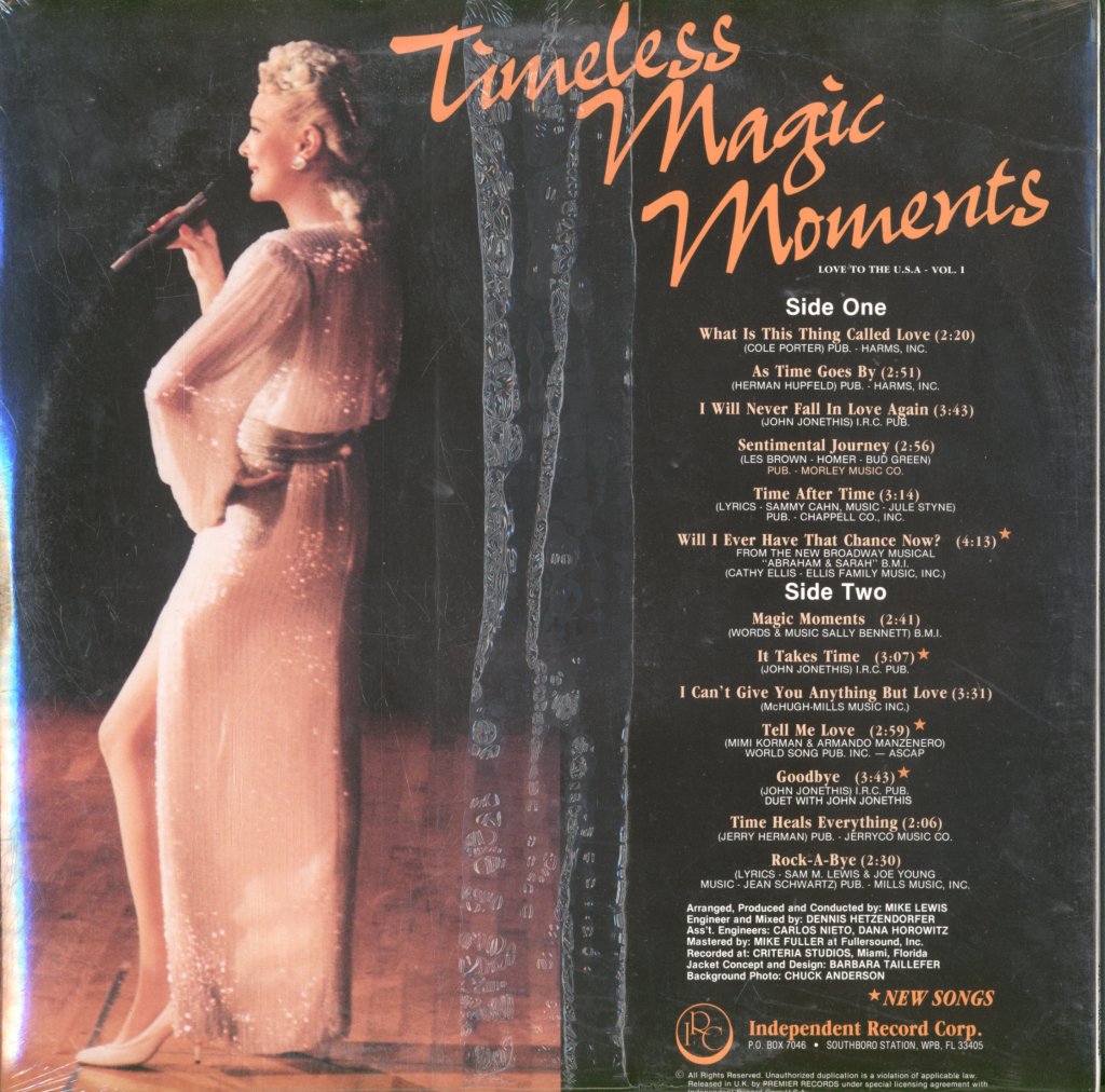 Celia Lipton - Timeless Magic Moments - Lp