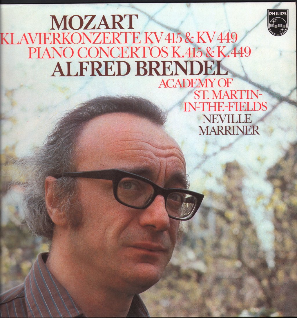 Alfred Brendel / Neville Marriner / Academy Of St. Martin In The Fields - Mozart - Klavierkonzerte KV 415 & KV 449 - Lp