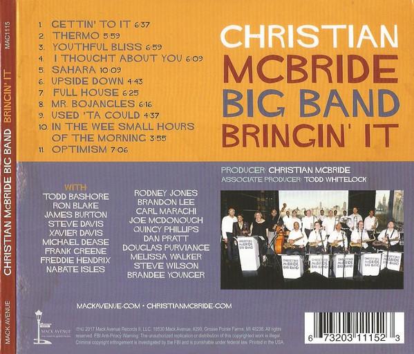 Christian McBride Big Band - Bringin' It - Cd