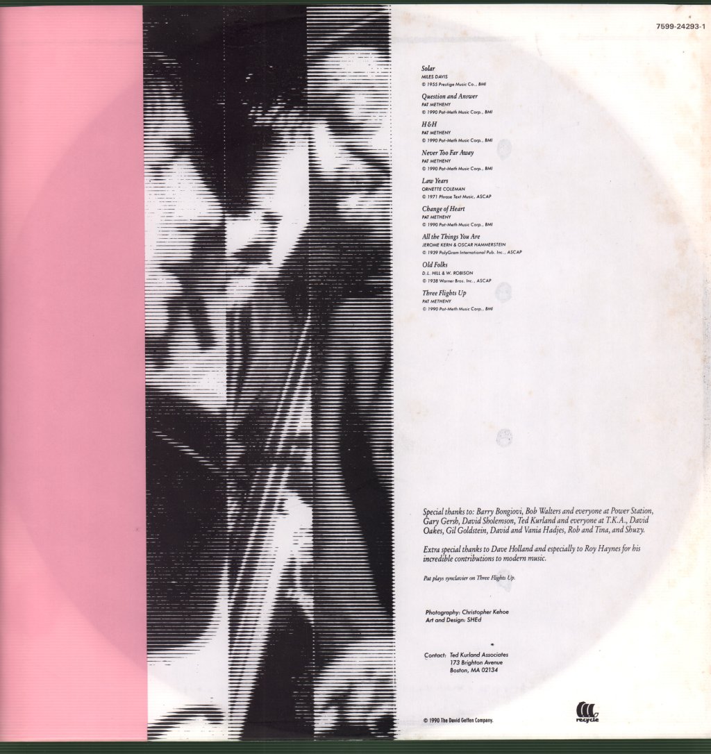 Pat Metheny / Dave Holland / Roy Haynes - Question And Answer - Lp