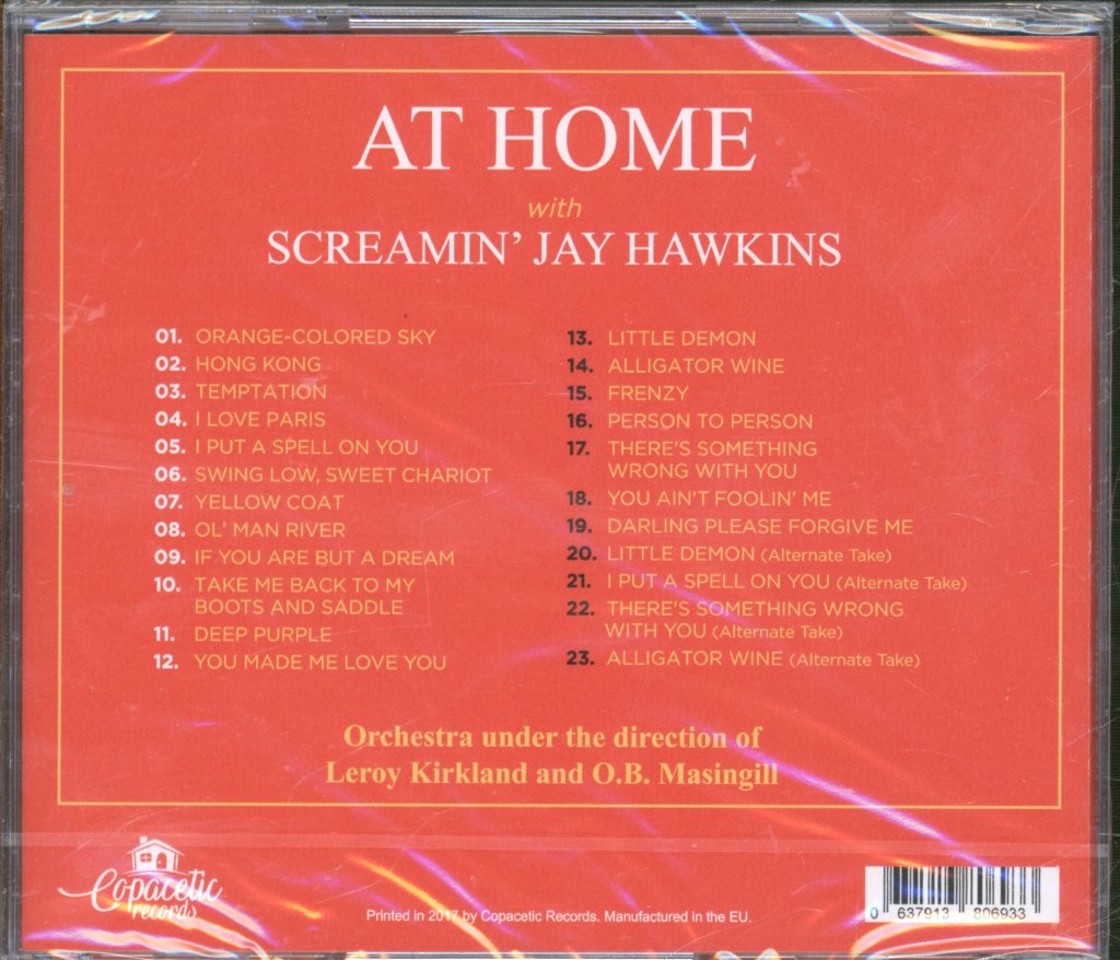 Screamin' Jay Hawkins - At Home - Cd