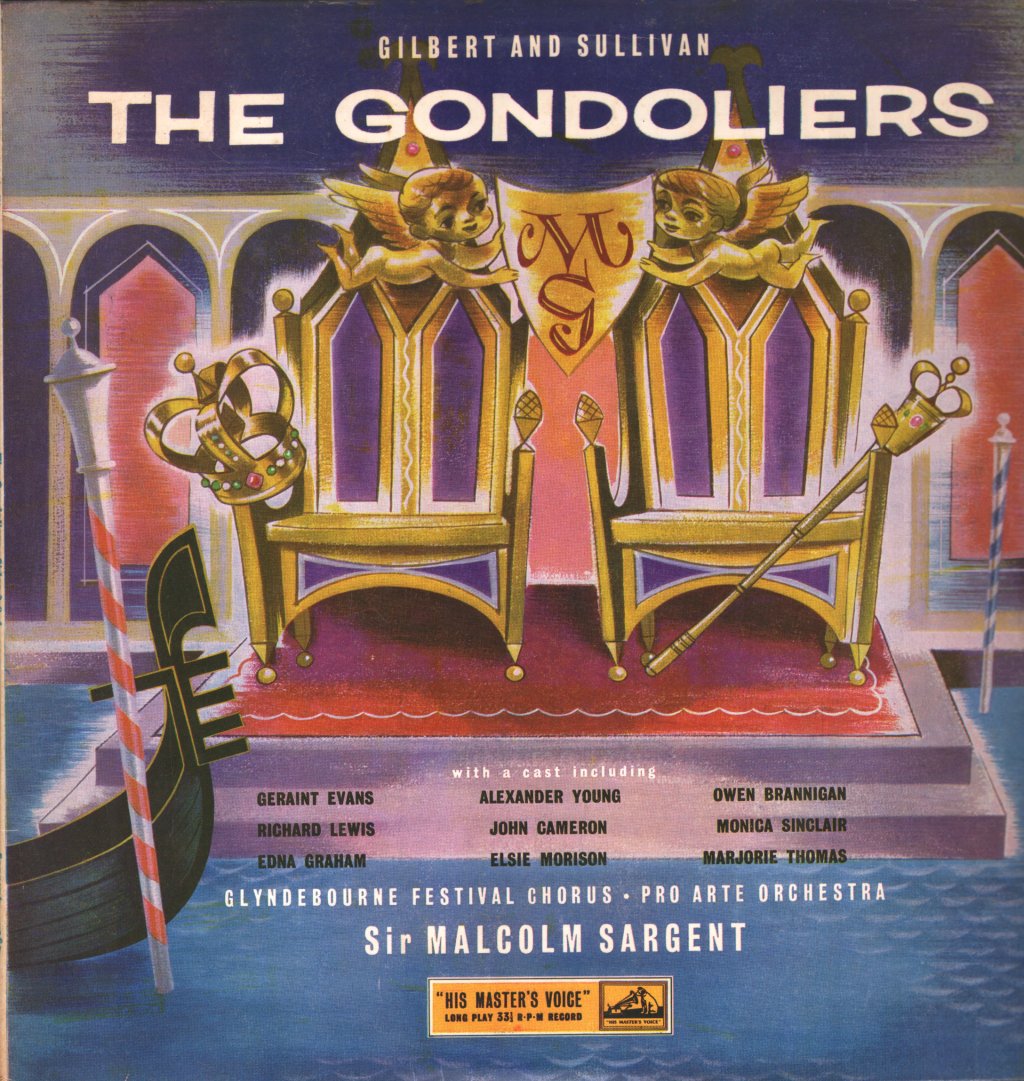 Sir Malcolm Sargent / Glyndebourne Festival Chorus / Pro Arte Orchestra - Gilbert & Sullivan - Gondoliers - Double Lp