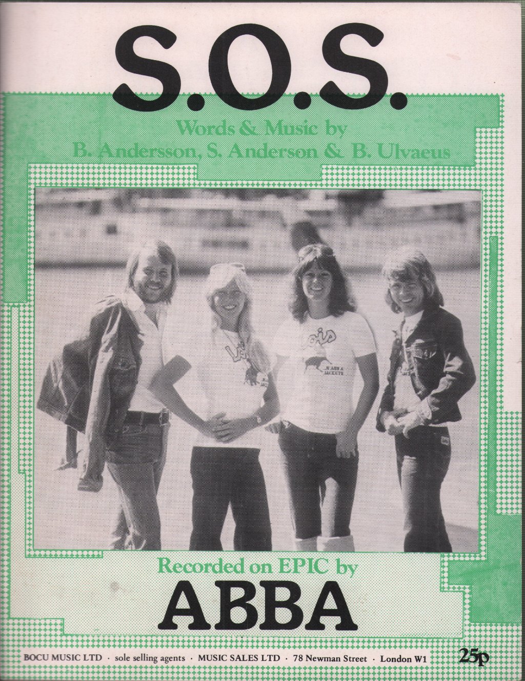 ABBA - S.O.S. - Sheet Music