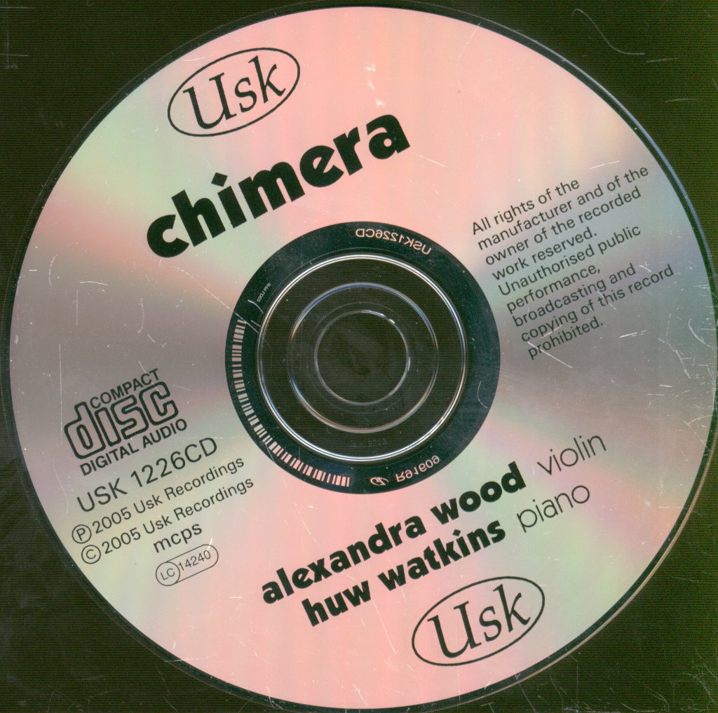 Alexandra Wood and Huw Waatkins - Chimera - Cd