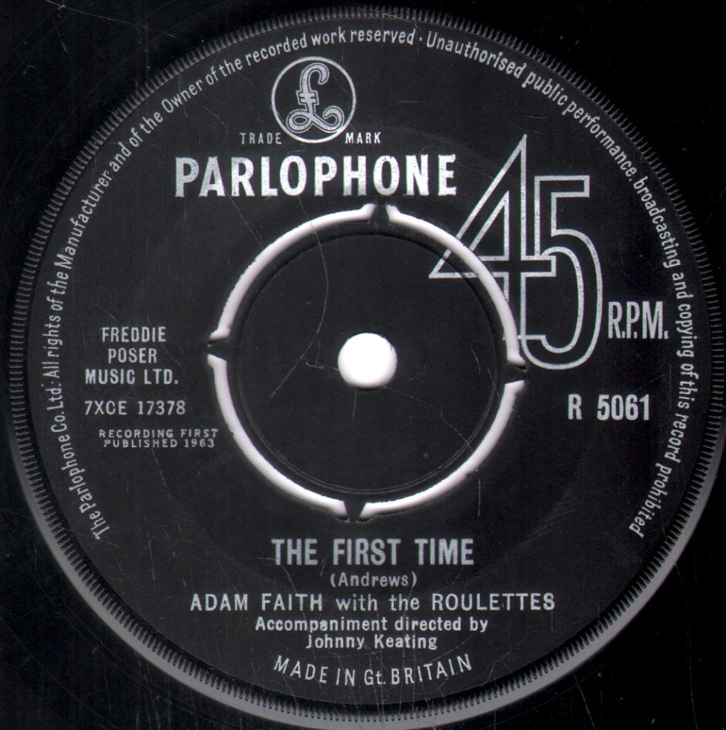 Adam Faith - So Long Baby - 7 Inch