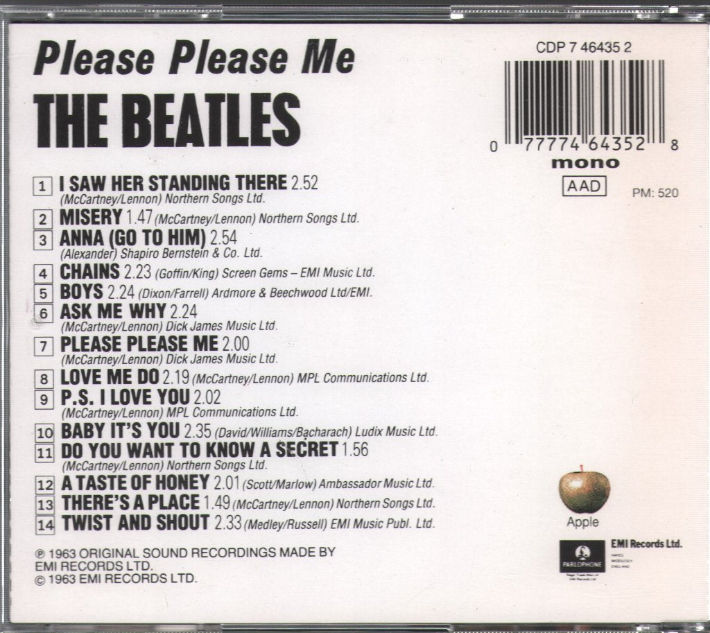 Beatles - Please Please Me - Cd