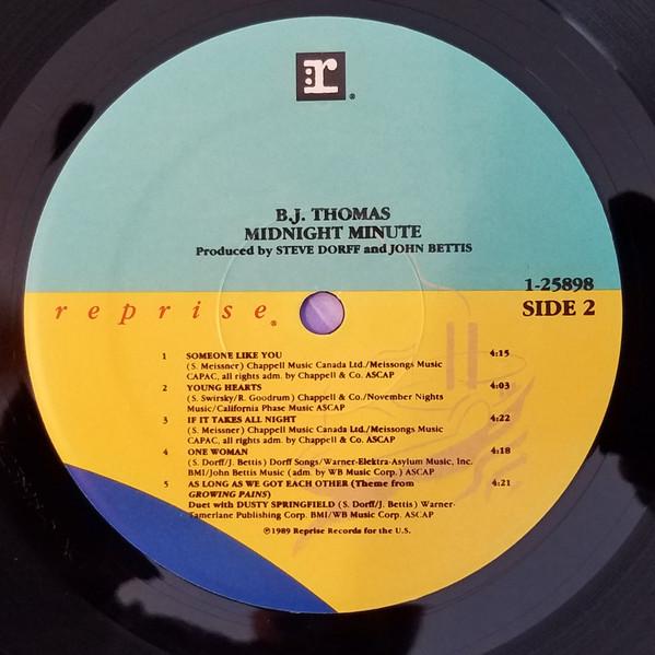 B.J. Thomas - Midnight Minute - Lp