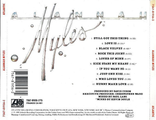 Alannah Myles - Alannah Myles - Cd