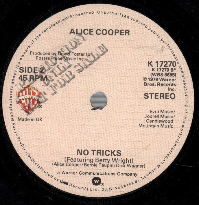 Alice Cooper - How You Gonna See Me Now - 7 Inch