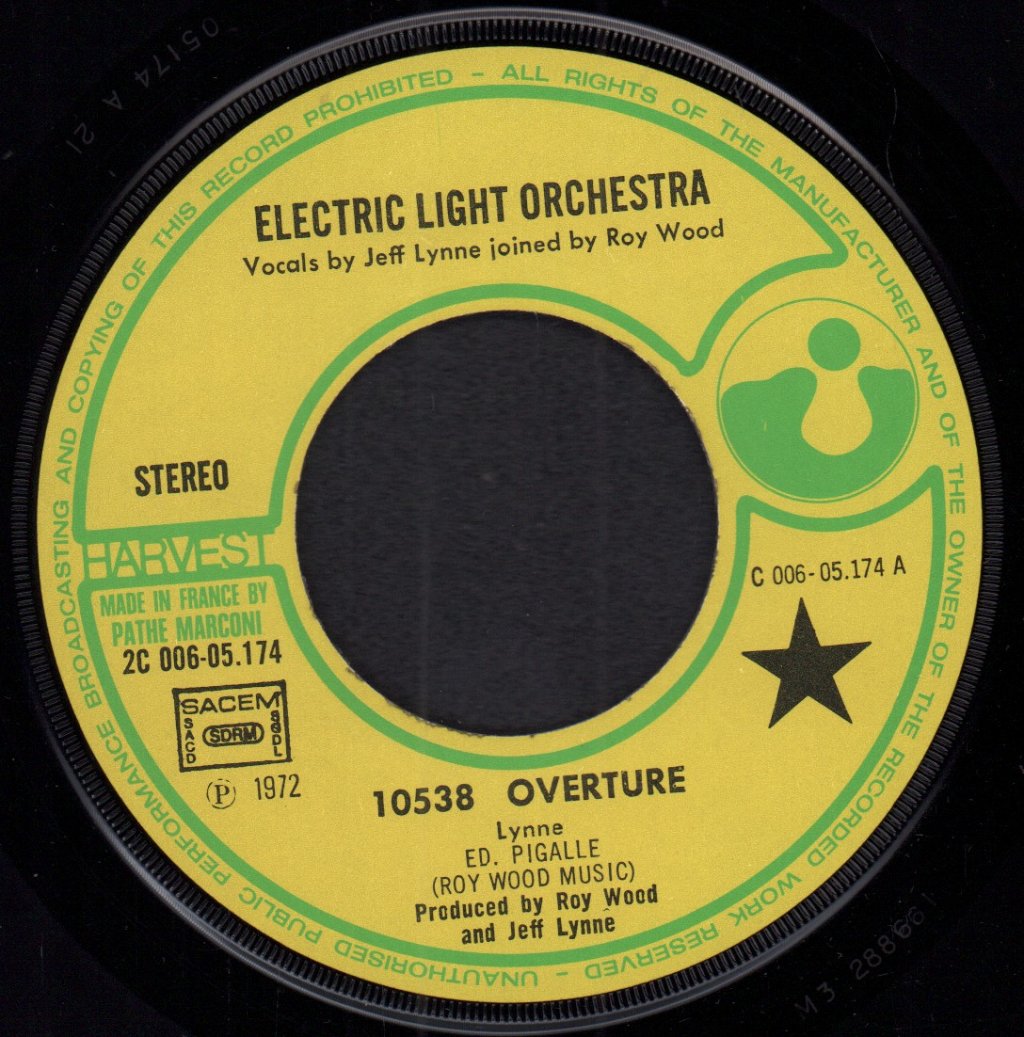 Electric Light Orchestra - 10538 Overture - 7 Inch