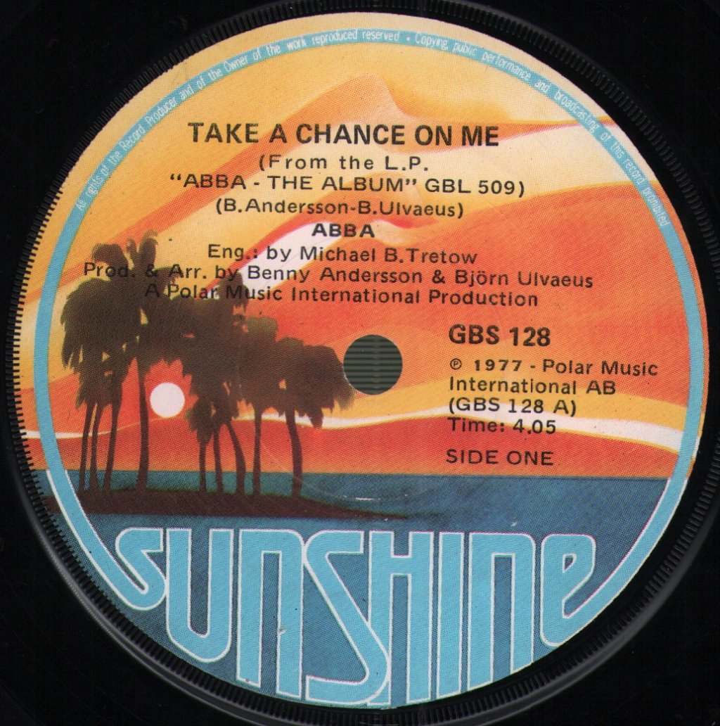 ABBA - Take A Chance On Me - 7 Inch