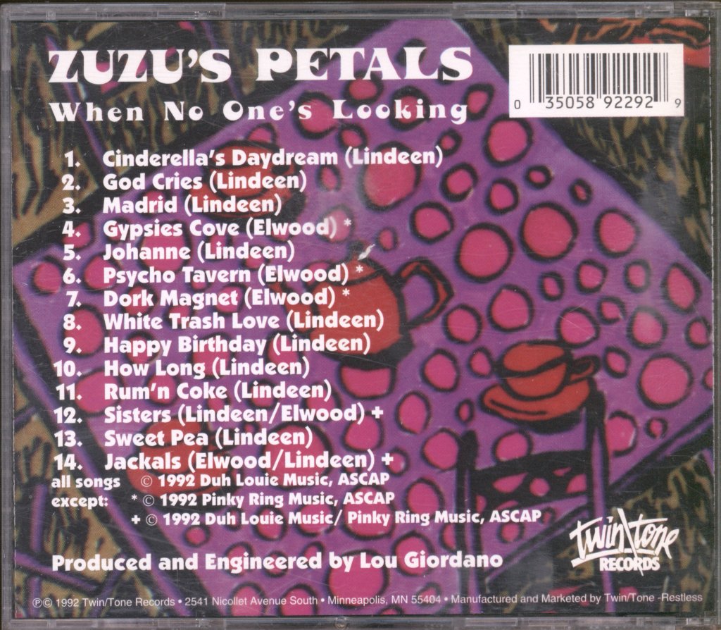 Zuzu's Petals - When No One's Looking - Cd