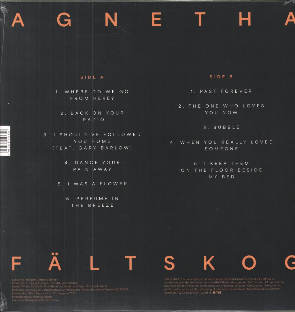 Agnetha Fältskog - A+ - Lp