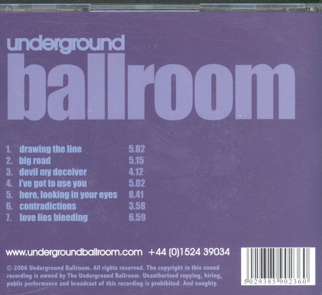 Underground Ballroom - Contradictions - Cd