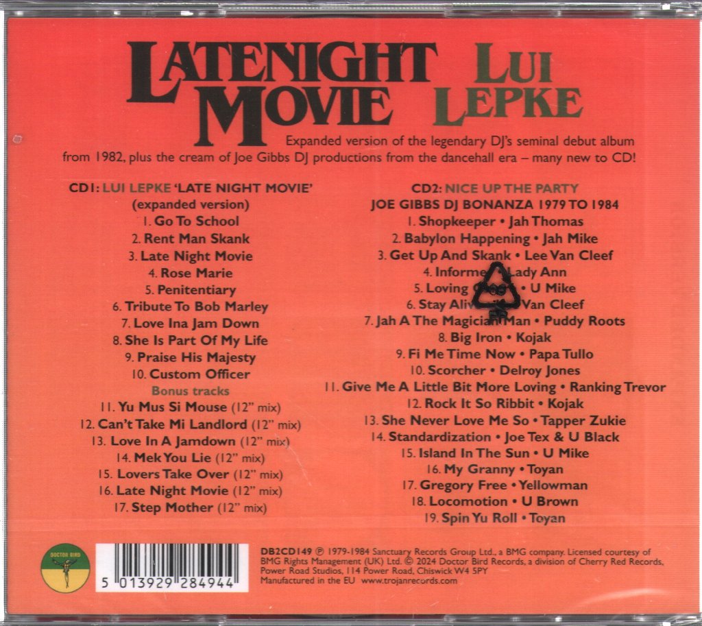 Lui Lepke - Late Night Movie - Double Cd