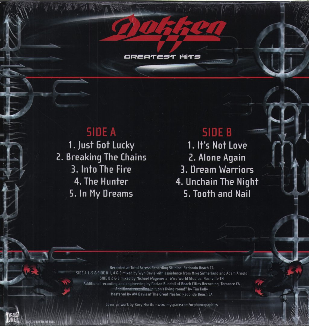 Dokken - Greatest Hits - Lp