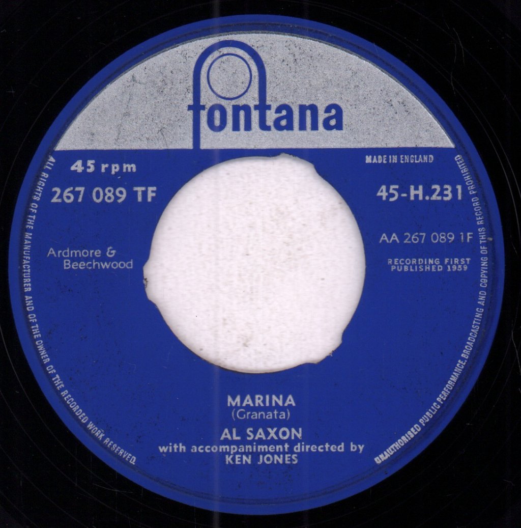 Al Saxon - Marina - 7 Inch