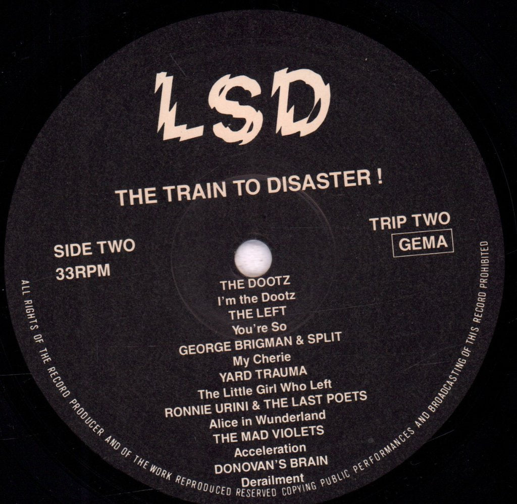 Various Artists - Train To Disaster - Lp