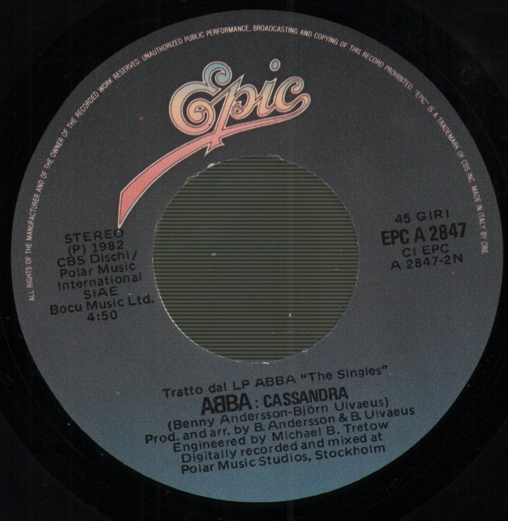 ABBA - Day Before You Came - 7 Inch