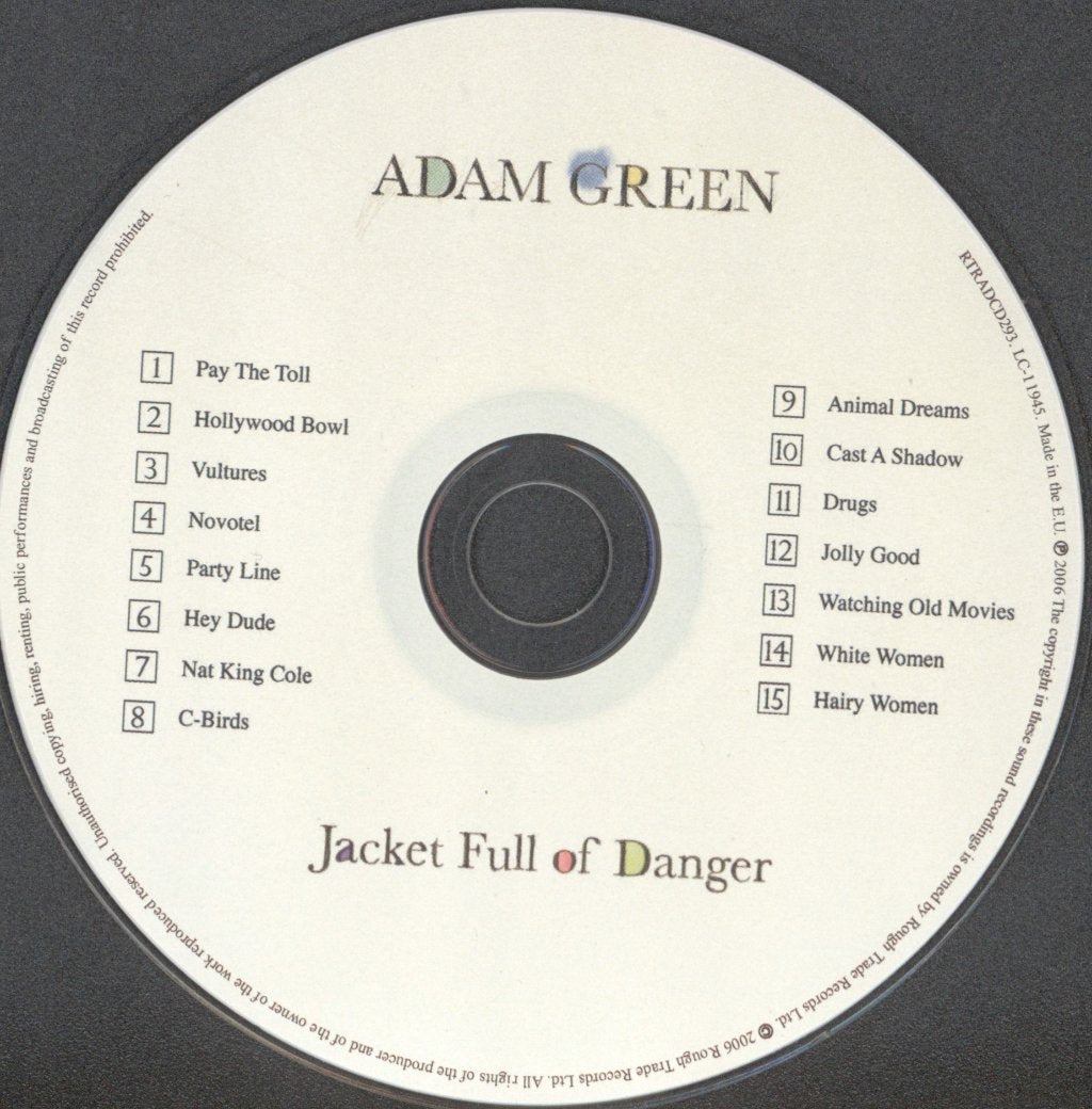 Adam Green - Jacket Full Of Danger - Cd