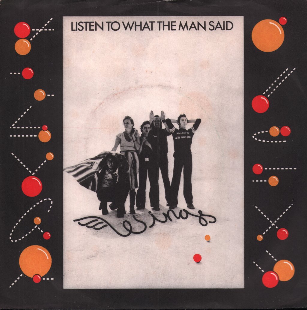 Wings - Listen To What The Man Said - 7 Inch