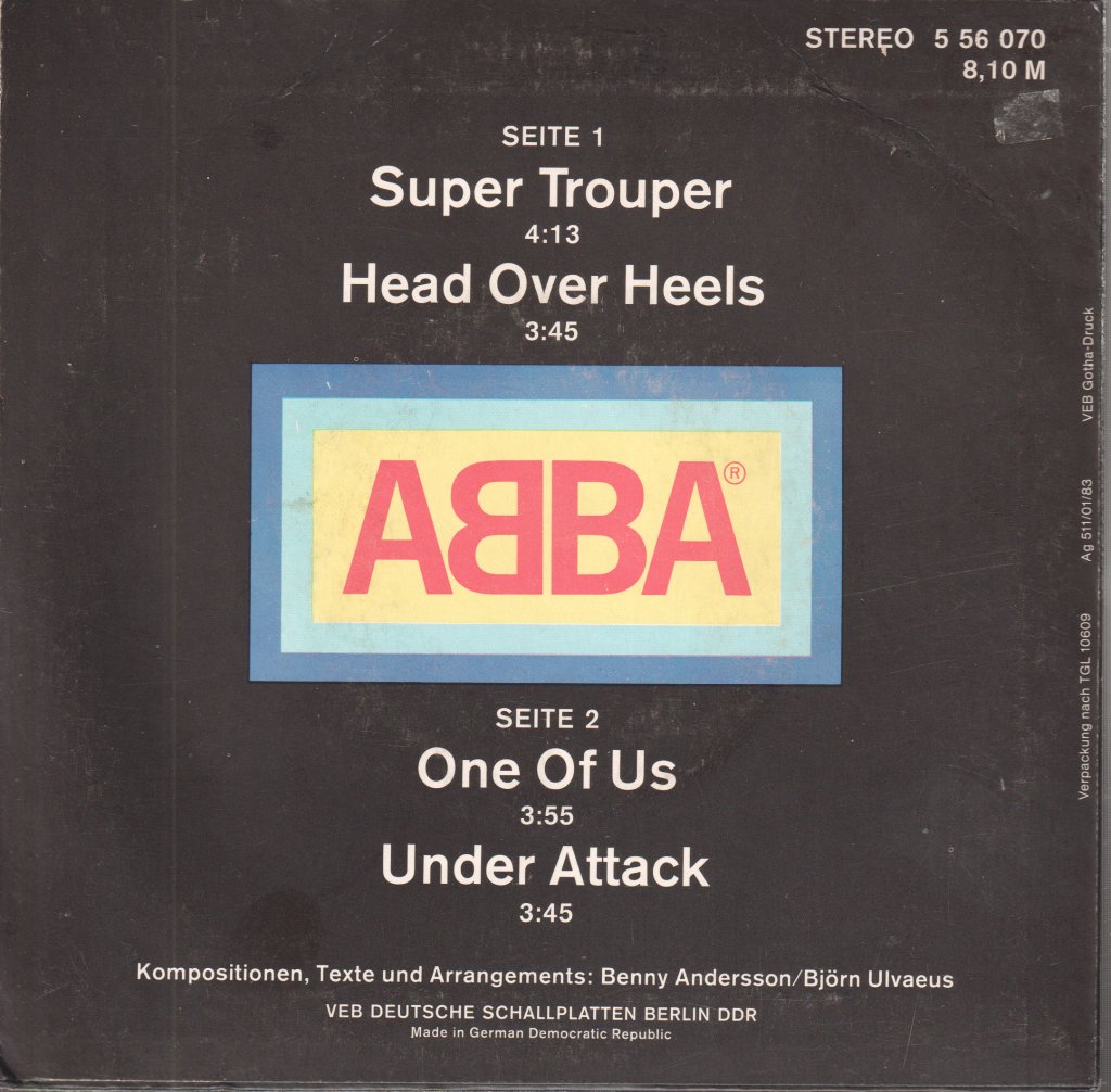 ABBA - Super Trouper - 7 Inch