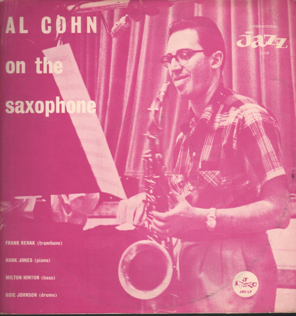 Al Cohn Quintet - Cohn On The Saxophone - Lp