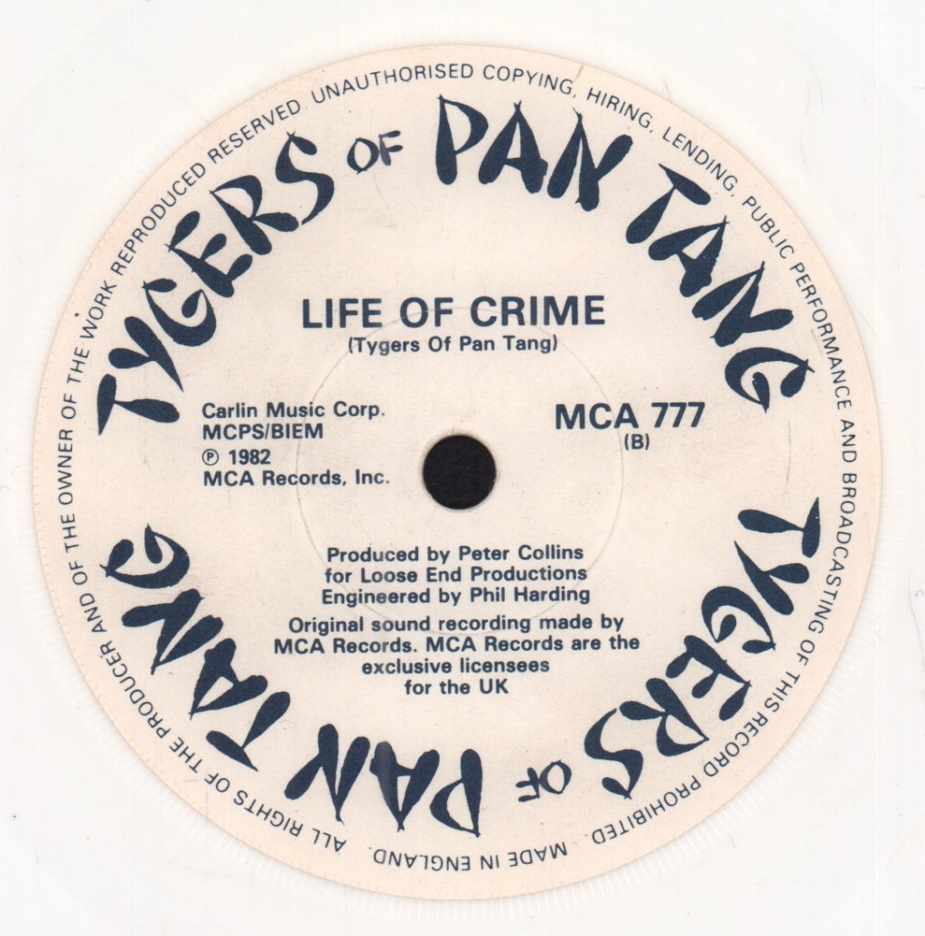 Tygers Of Pan Tang - Rendezvous - 7 Inch