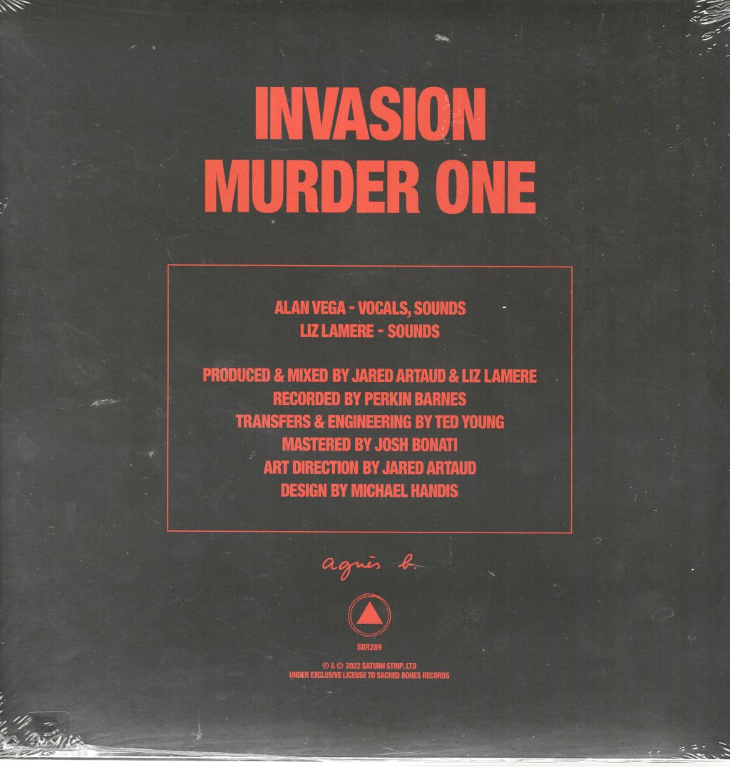 Alan Vega - Invasion - 12 Inch