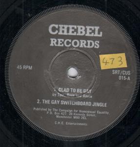 Tom Rose And Annie (Tom Robinson) - Glad To Be Gay - 7 Inch