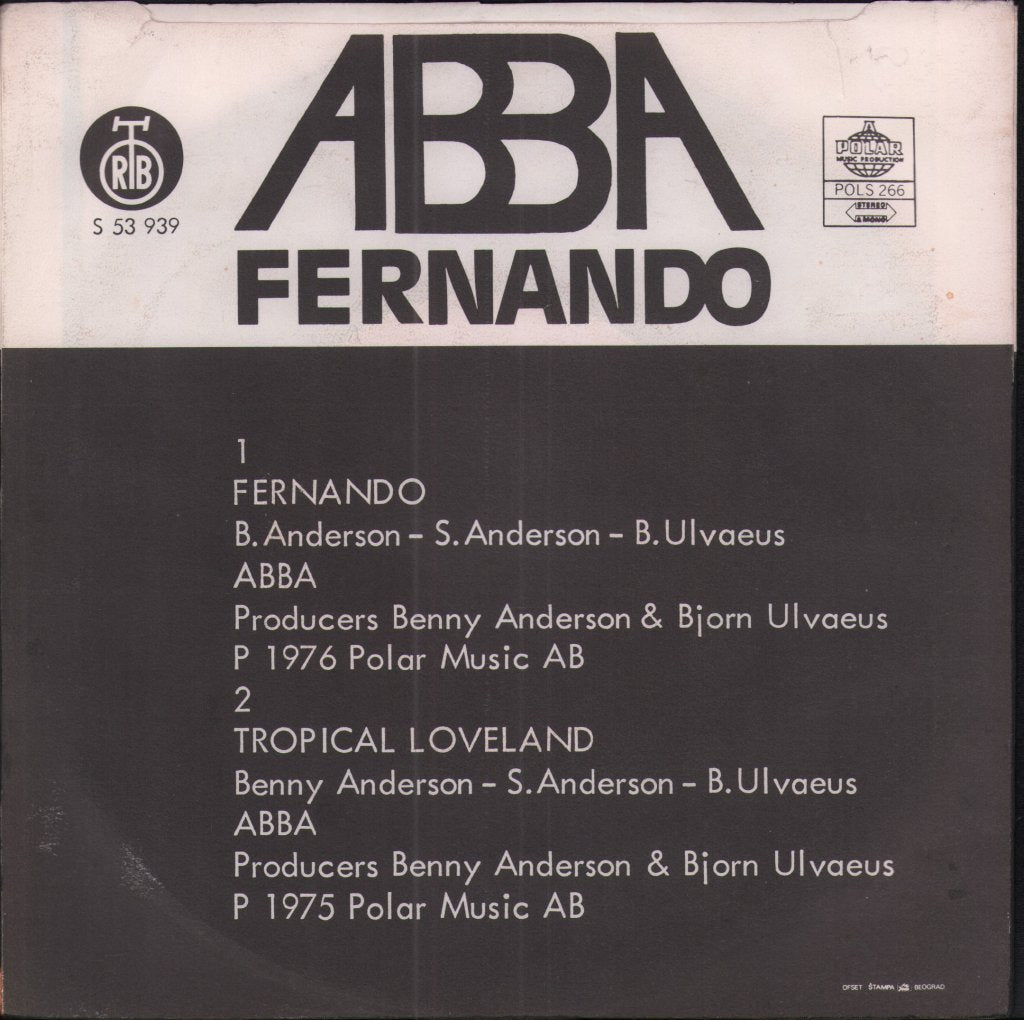 ABBA - Fernando - 7 Inch