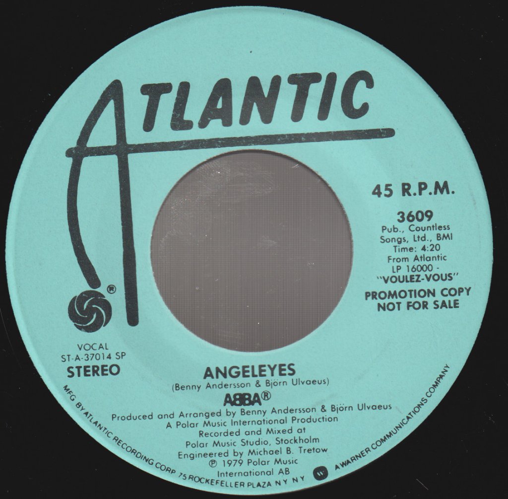 ABBA - Angeleyes - 7 Inch