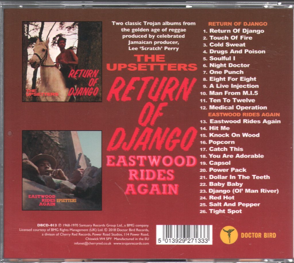 Upsetters - Return Of Django / Eastwood Rides Again - Cd