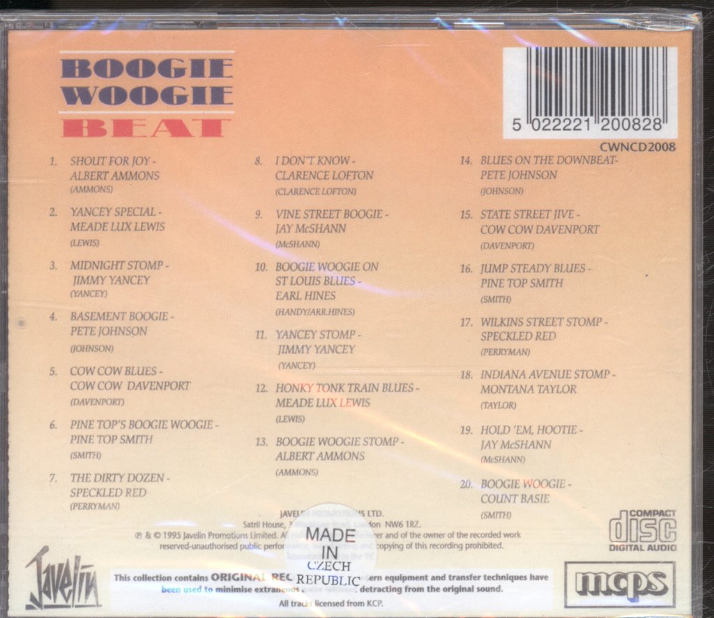 Various Artists - Boogie Woogie Beat - Cd