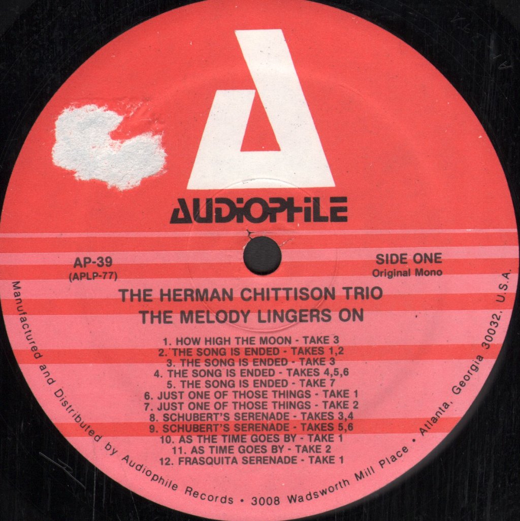 Herman Chittison - Melody Lingers On - Lp