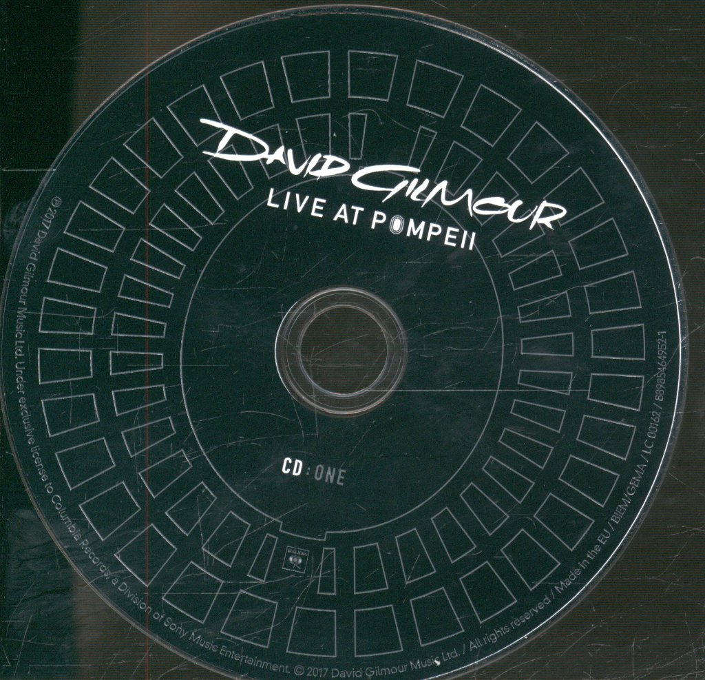 David Gilmour - Live At Pompeii - Double Cd